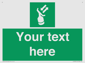 Custom sign safe condition Search and rescue transponder